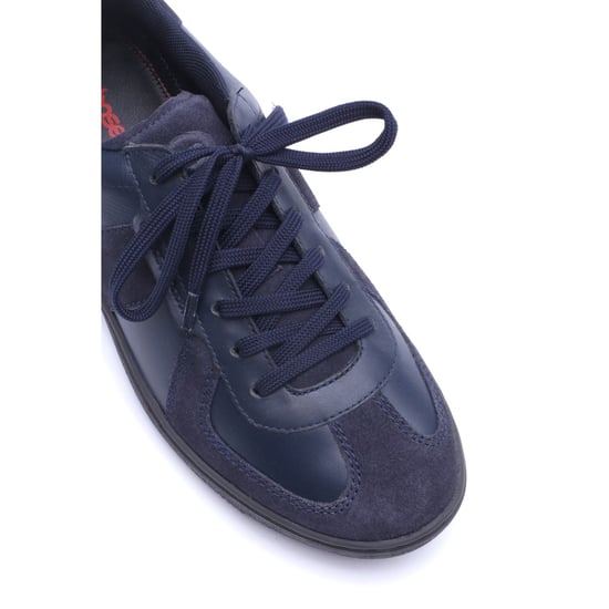 Base London Tommo Leather Men's NAVY Trainers - Image 6