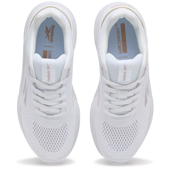 Reebok Relora Textile Women's White/Rose Gold Trainers - Image 4