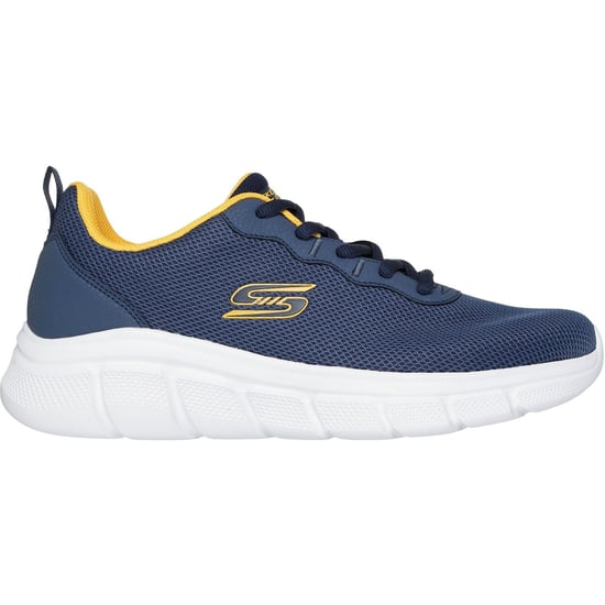 Skechers BOBS B Flex Icy Edge Textile Men's Navy Trainers - Image 4