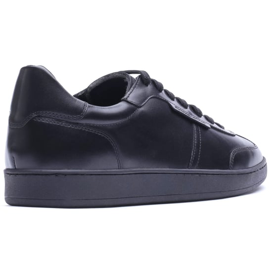 Base London Tucker Leather Men's Black Trainers - Image 2