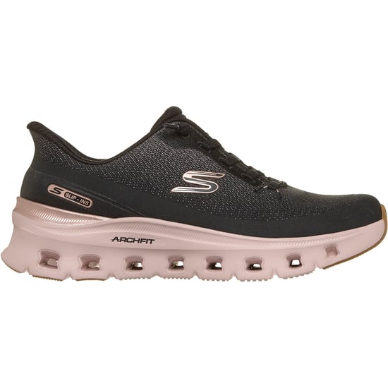Skechers Arch Fit Glide-Step Pro Golden Pace Dam Black/Roséguld Sneakers - Image 4