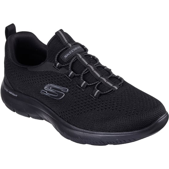Skechers Summits Tallo Textiel Heren Zwarte Sneakers - Image 1