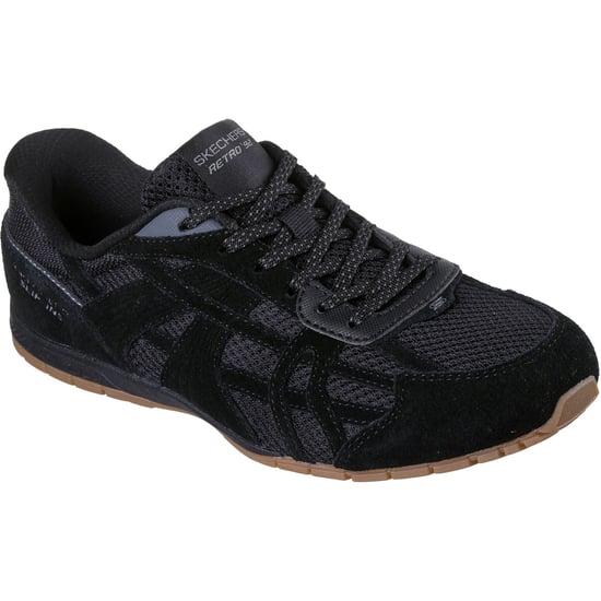 Skechers Retro Lite Oshare Läderskor för Kvinnor Svarta - Image 1