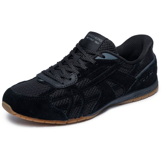 Skechers Retro Lite Oshare Läderskor för Kvinnor Svarta - Image 5