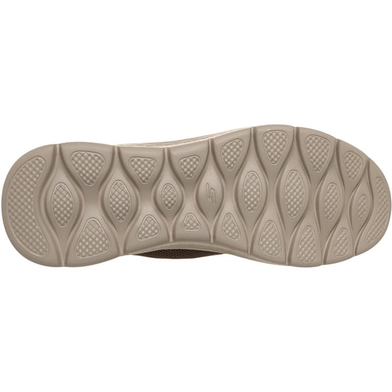 Skechers GO WALK Flex Hands Up Textile Men's CHOCOLATE Trainers - Image 2