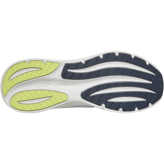 Skechers Arch Fit 3.0 Prawsper Textile Men's Grey/Navy Trainers - Image 2