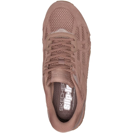 Skechers Retro Lite Oshare Läder Kvinna Brun Träningarskor - Image 3