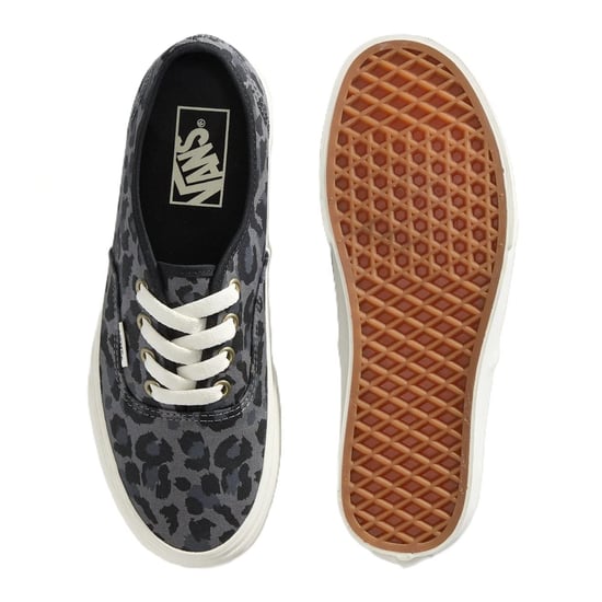 Vans Authentic Canvas Leopard Black/Pewter Trainers - Image 3