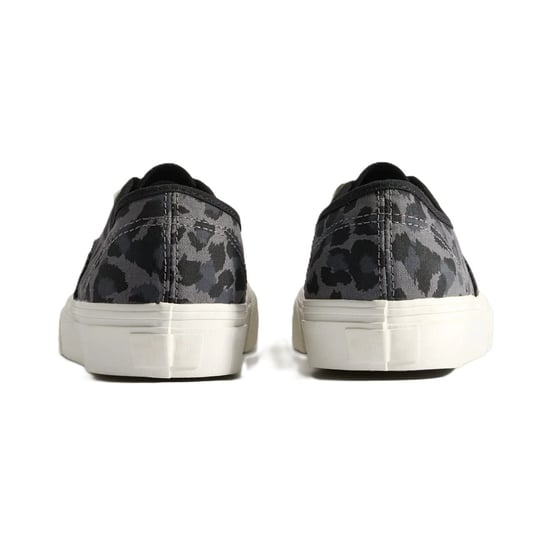 Vans Authentic Canvas Leopard Black/Pewter Trainers - Image 4
