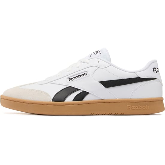 Reebok Forte Lounger Leather Men's White/Black/Chalk Trainers - Image 5