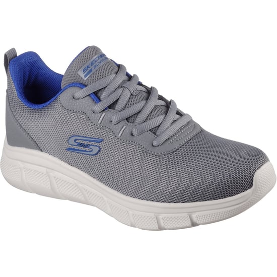 Skechers BOBS B Flex Icy Edge Textile Men's Dark Grey Trainers - Image 1
