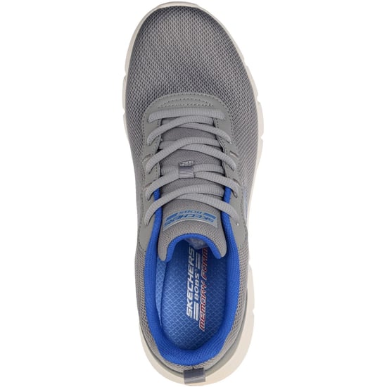 Skechers BOBS B Flex Icy Edge Textile Men's Dark Grey Trainers - Image 3