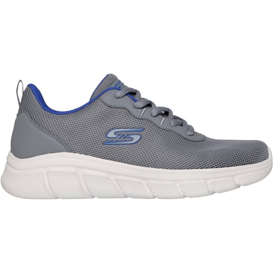 Skechers BOBS B Flex Icy Edge Textile Men's Dark Grey Trainers - Image 4