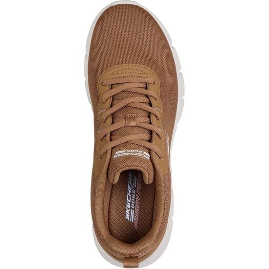 Skechers BOBS B Flex Icy Edge Textile Men's Chestnut Trainers - Image 3