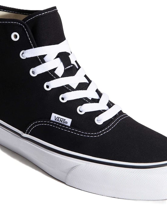 Vans Authentic Hi 2.0 Canvas Black/True White Trainers - Image 5