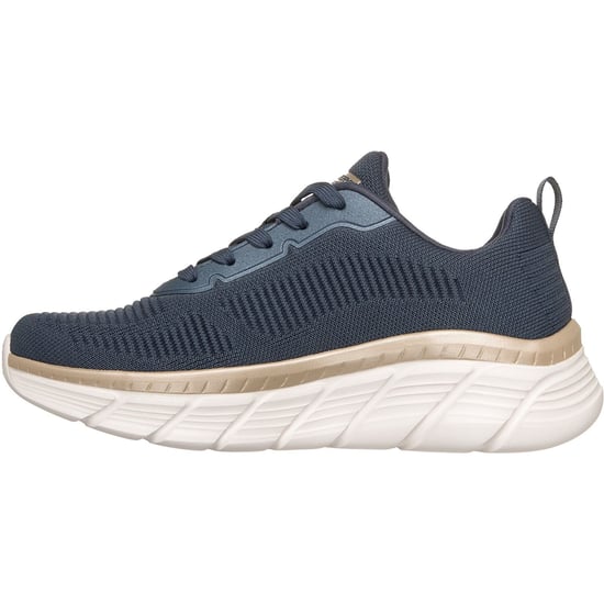 Skechers Bobs B Flex Hi Flying Textile Women's Navy/Gold Trainers - Image 4