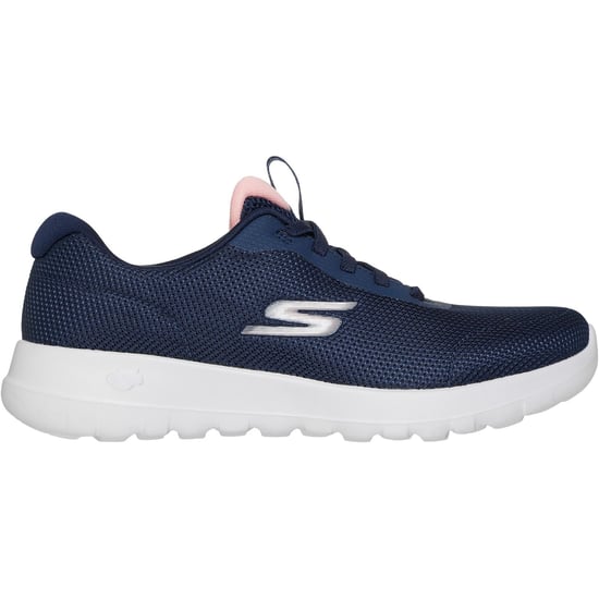 Skechers GO WALK Joy Rina Textiel Dames Navy/Roze Sneakers - Image 2