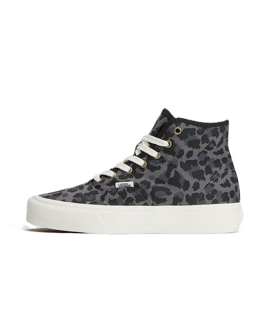 Vans Authentic Hi 2.0 Canvas Women's Leopard Black/Pew Trainers - Image 2