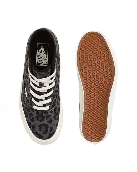 Vans Authentic Hi 2.0 Canvas Women's Leopard Black/Pew Trainers - Image 3
