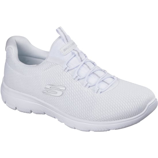 Skechers Summits Zomer Blush Textiel Dames Witte Sneakers - Image 1