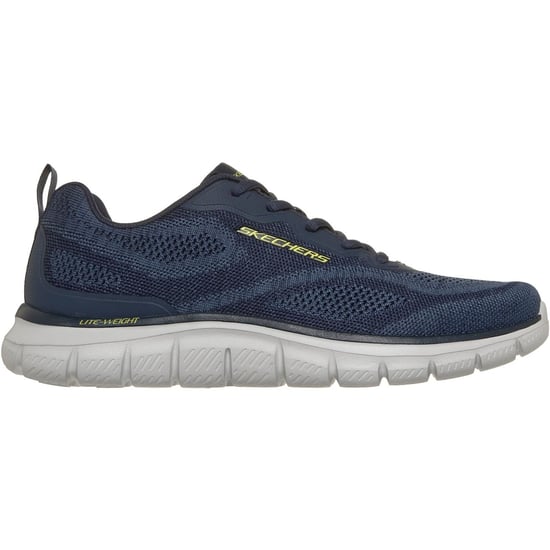 Skechers Track Pohlter Textil Herr Sneakers Navy - Image 4