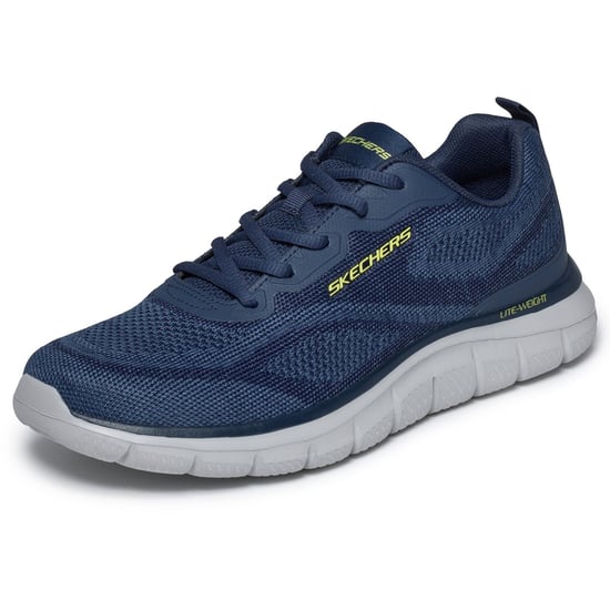 Skechers Track Pohlter Textil Herr Sneakers Navy - Image 5