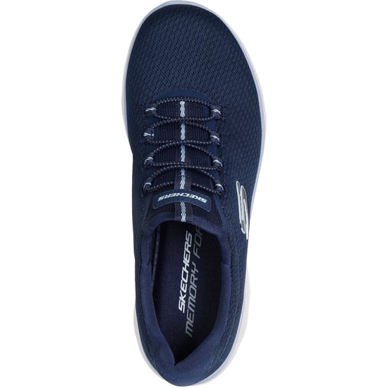Skechers Summits Zomer Blush Textiel Dames Navy Sneakers - Image 3