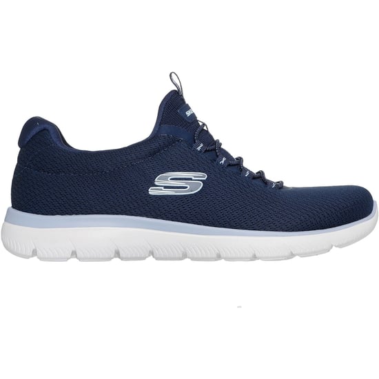 Skechers Summits Zomer Blush Textiel Dames Navy Sneakers - Image 4