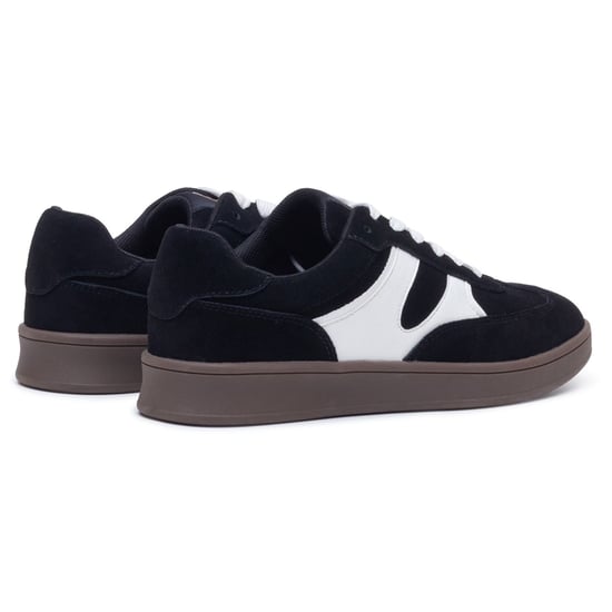 Hush Puppies Maura Suede Women's Black/White Trainers - Image 2