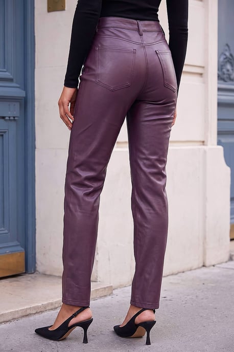 Denim Coated Straight Leg Jean - Image 3