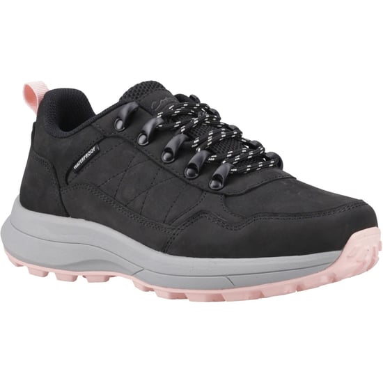 Cotswold Elmfield Nubuck Women's Black Hiking Shoes - Image 1