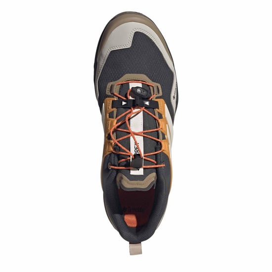 Men's adidas Skychaser GORE TEX Hiking Shoes Mens in Carbon/White - Image 5