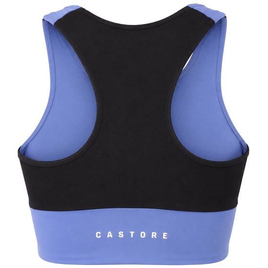 Castore Aeromesh Longline Crop Womens Blue Sports Bra - Image 2