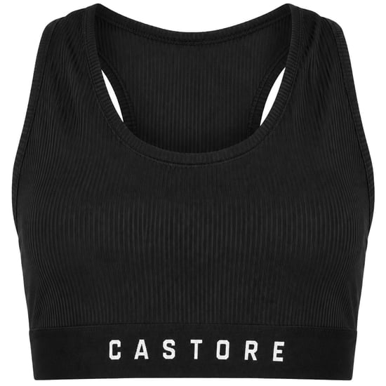 Castore Logo Womens Black Sports Bra - Image 1