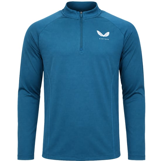 Castore Apex Engineered Knit Mens Blue Top - Image 1