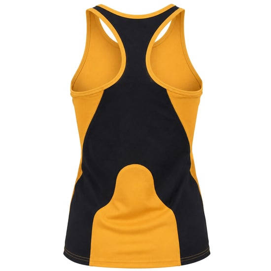 Castore AMC Performance Womens Yellow Tennis Vest - Image 2