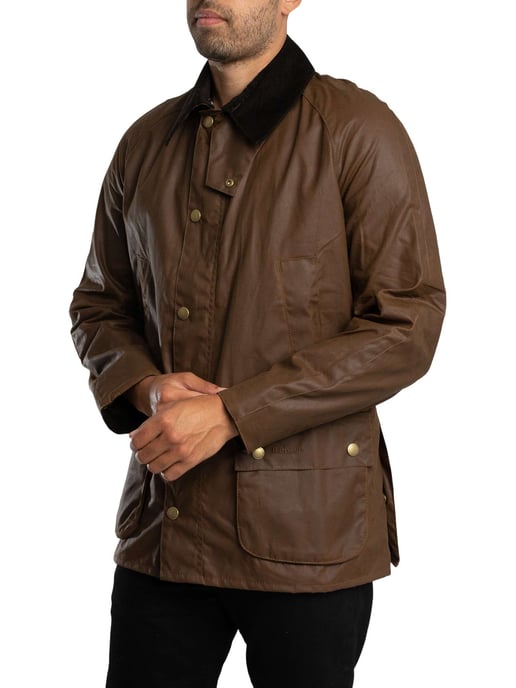 Barbour Ashby Wax-Jack, Bruin - Image 2