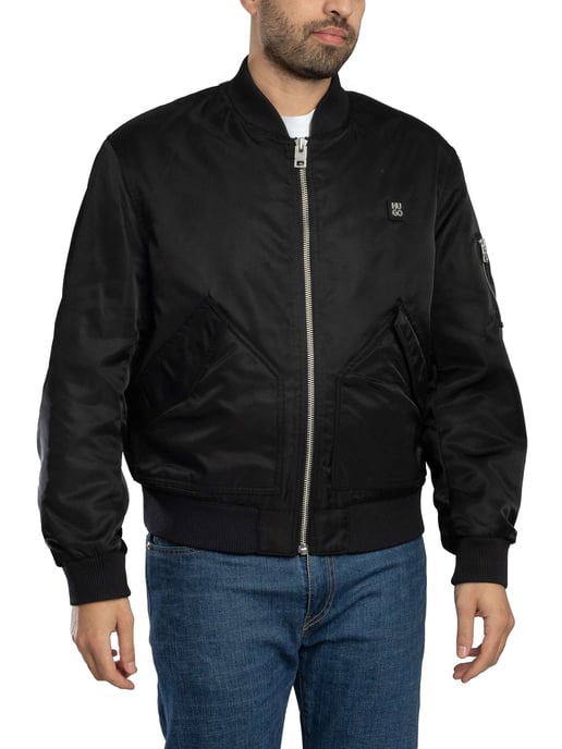 HUGO Badam2611 Bomber Jacket, Black - Image 3