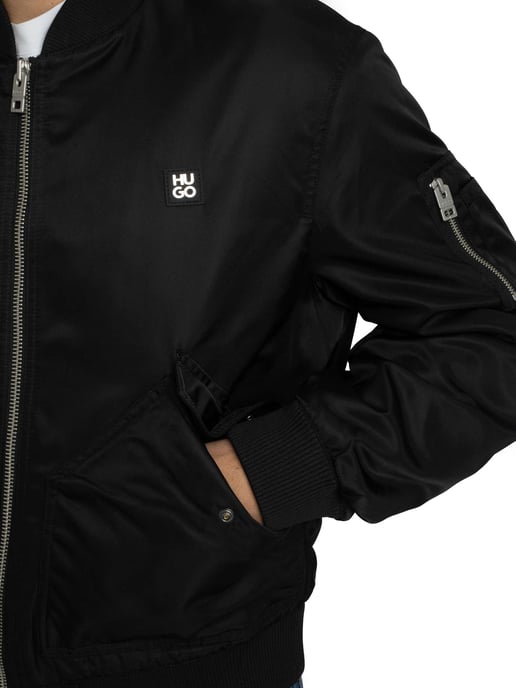 HUGO Badam2611 Bomber Jacket, Black - Image 5