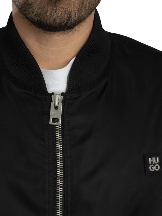 HUGO Badam2611 Bomber Jacket, Black - Image 6