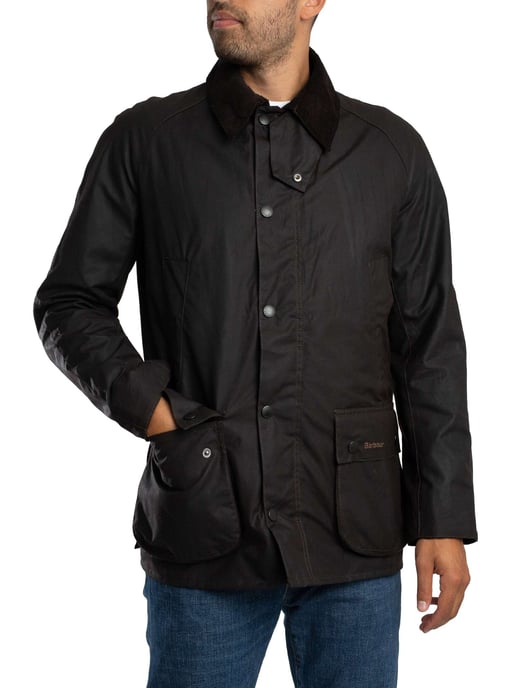 Barbour Ashby Wax-Jack, Zwart - Image 1