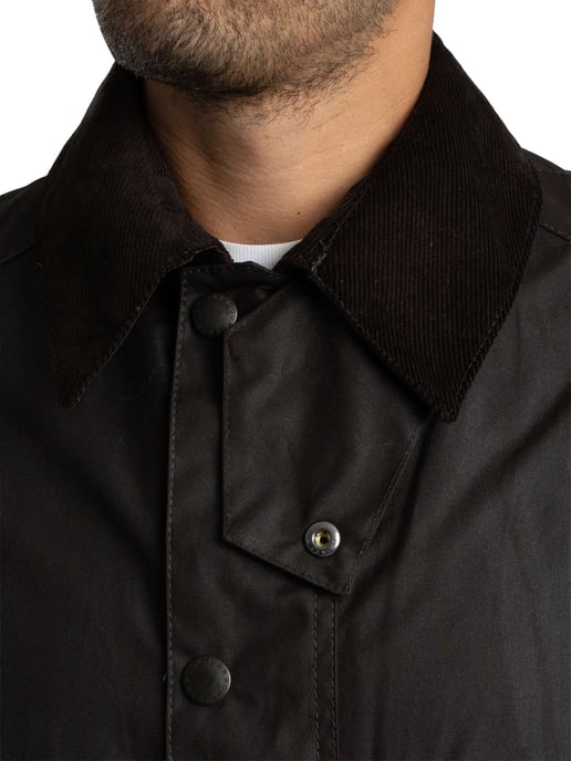 Barbour Ashby Wax-Jack, Zwart - Image 6