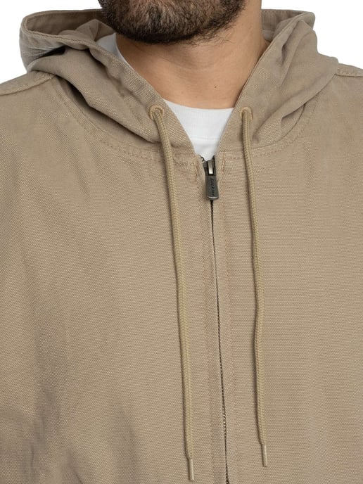 Dickies Ongevoerde Canvas Bomberjas Met Capuchon, Beige - Image 5
