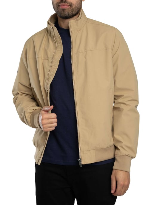 Superdry Nylon Harrington-Jack, Beige - Image 1