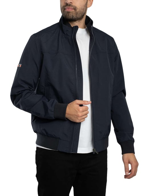 Superdry Nylon Harrington-Jack, Blauw - Image 1