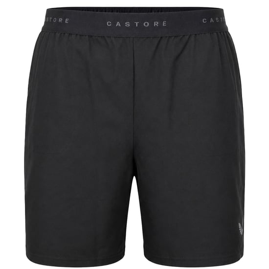 Castore 7inch Branded Elastic Mens Black Shorts - Image 1