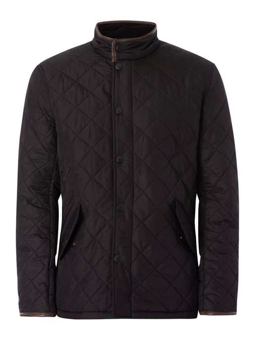 Barbour Gewatteerde Jas Van Powell, Blauw - Image 5