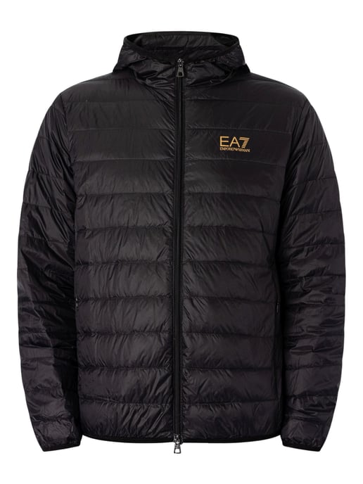 EA7 Geweven Donsjack, Zwart - Image 6