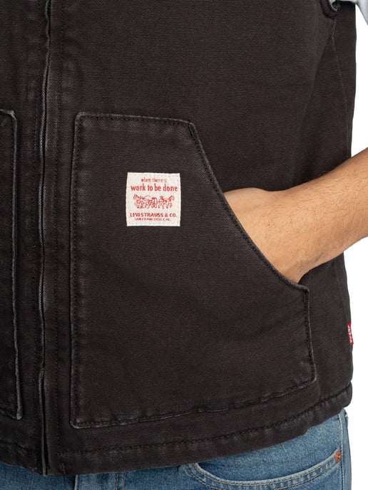 Levi's Sansome Gilet, Black - Image 4
