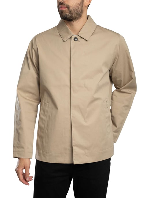 Barbour Korte Rokig Waterdichte Jas, Beige - Image 3